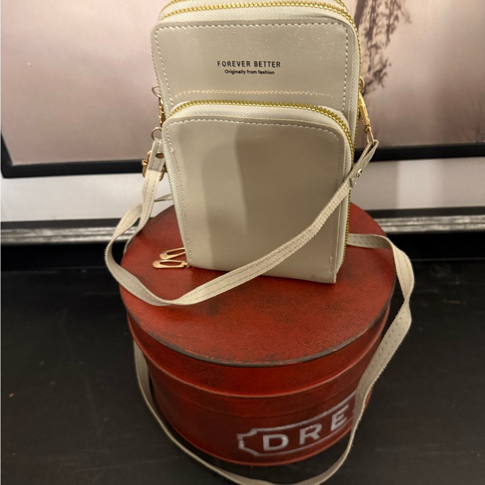Taupe Crossbody Bag